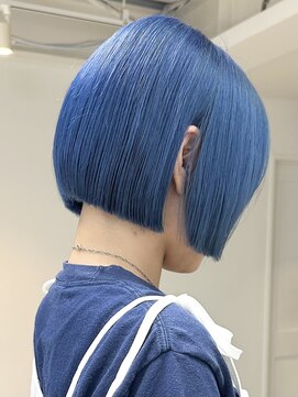 ラック 表参道(LUCK) ブルー/ブルーラベンダー/ケアブリーチ/ブリーチ/表参道/原宿