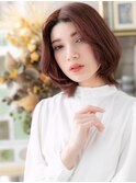 センターパートクラゲウルフ外ハネボブh420代30代40代