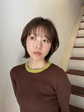 ヘアーアンドファッションシオミエイチ (hair＆fashion shiomi H) ミディアムレイヤーカット