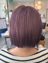 ボンドヘアステージ 良福寺店(BOND hair stage) さくらベージュで叶える大人可愛いボブ|透明感とツヤを楽しむ