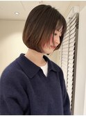 小顔見せ顔まわりレイヤーボブ