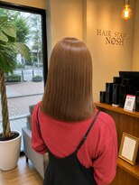 ヘアースパ ノッシュ 博多千代店(Hair Spa Nosh)&nbsp;Hair Spa Nosh 博多千代店/ブラウンカラー/艶カラー