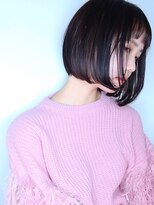 ラウンジ モリオ イケブクロ(Lounge MORIO Ikebukuro) 【morio池袋】黒髪前下がりショートボブ♪