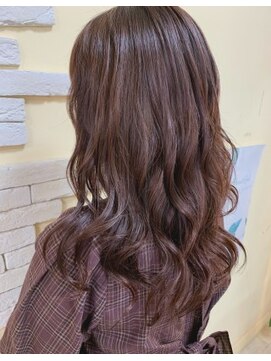 クレア(CREA) 大人美人艶カラーベージュ小顔カット透明感レイヤーロング