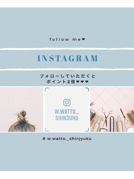 ワット 新宿店 【W-ワット-新宿店 】＊Instagramフォロー特典あり♪