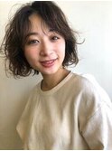 ボブとエアウェーブパーマ