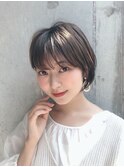【DaVin中目黒】大人かわいいくびれショート くすみカラー