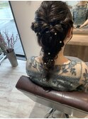 編みおろしアレンジ