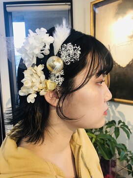 コレットヘア(Colette hair) 外ハネボブのアレンジセット