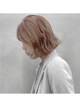 ギークス(GEEKS) 【GEEKS渋谷】ミルクティーベージュ/髪質改善/20代30代/小顔ヘア