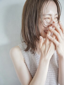 ベルビアンカ(Belle BIANCA) Belle BIANCA うざバング×深みベージュ by マツモト