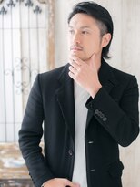 トニーアンドガイメン ホテル京阪仙台店(TONI&GUY MEN) ワイルドツーブロックショート黒髪バーバーカットa