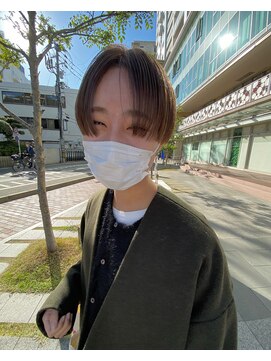 ムジーク(Musiiik) ハンサムショートとベージュカラー