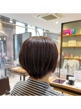 モードケイズ 西宮(MODE K's) 大人かわいい/西宮/小顔/ハンサムショート/きりっぱなしボブ