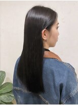 ダークグレージュカラー　ロング　恵比寿sac.みつよ