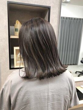 リベストバイジェービー 稲毛(li best. byjb) グレージュカラー/ボブウルフ/黒髪/ココアベージュ[稲毛/稲毛駅]