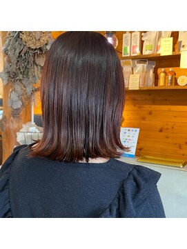 ビスクヘアデザイン(bisq hair design) レッドブラウンカラー