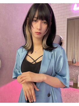 ロンド レア 天神大名店(Lond Le’a) ダブルカラー/インナーカラー/イヤリングカラー/ミルクティ/