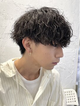 フィフス 原宿(fifth) ツイストスパイラルパーマメンズパーマセンターパートマッシュ