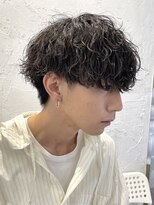 フィフス 原宿(fifth) ツイストスパイラルパーマメンズパーマセンターパートマッシュ