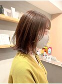 ダブルカラーミルクティーベージュカラーケアブリーチハイトーン