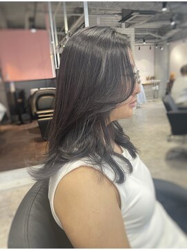 リーオオサカ(Lee Osaka) 【Lee大阪店】レイヤー×ダークグレージュ/新出