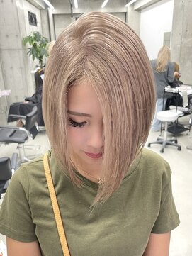 リノート バイ エゴル 名古屋(LINOET by ENGOL) 【LINOET 名古屋】齋藤梨乃 ツヤ感milk tea beige