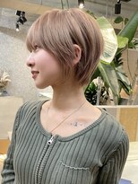 サンク 原宿 表参道(cinq)&nbsp;ダブルカラーレイヤーボブミディアムレイヤーショートウルフボブ