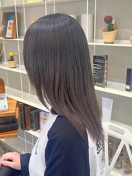 ドレス(Dress) ブリーチなし透明感カラー/オリーブグレージュ