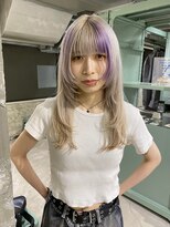 ロジ(loji)&nbsp;ホワイトパープルのデザインカラー