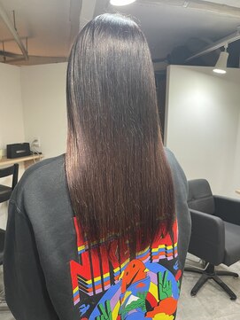 ラフ 難波店(LAFF) #黒髪#ボブルフ#ネビージュ#小顔#ワンレン