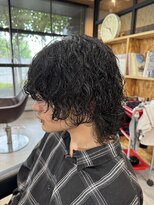 ラテ(LATTE)&nbsp;波巻きパーマミディアムウルフ