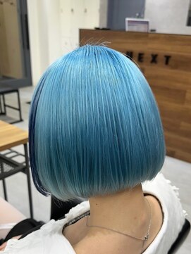 ネクスト 池袋(NEXT) ダブルカラー/ハイトーン/ブルー/水色/池袋