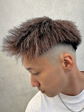 ルースト 西院店(ROOST) パイルツイスト×ゴールドハイライト