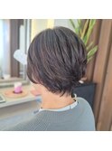 癖毛をいかしたショート