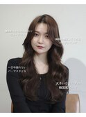 韓国風パーマ/コテ巻き風パーマ/レイヤーカット/韓国ヘア