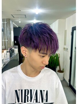 メンズサロン キング 梅田店(Men’s salon K!ng) 波巻きツイストスパイラルパーマ/フェザーパーマ/眉毛/メンズ