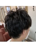 メンズショートパーマ