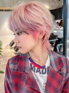 シオン(shion) ショートミディアムウルフレイヤーおくれ毛ウルフカット_F20619