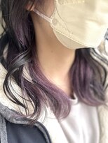 アルファ 我孫子店(alpha) インナーパープル/ブリーチカラー/我孫子