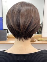 ランプ(Lamp) 【白髪染め可】ボブショート ビフォアー&アフター