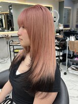 ラピス 渋谷本店(Lapis) エンドカラー/ピンクカラー/レイヤーカット/髪質改善