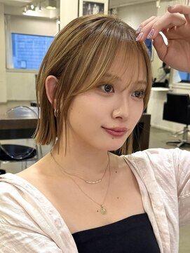 アビー(ABBEY3) 外ハネボブラインボブ切りっぱなしボブヘイリーボブパッっとボブ