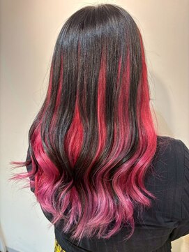 チェリーレッド/インナーカラー/ハイトーン