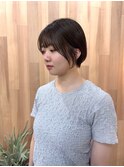 丸みが可愛い◎ショートボブ