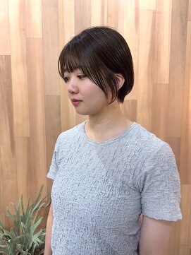 丸みが可愛い◎ショートボブ