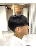 サラサ刈り上げラマッシュ
