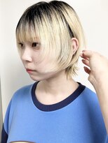 モリオフロムロンドン 原宿本店(morio from London) 【morio原宿】ショート顔まわりレイヤーダブルカラー