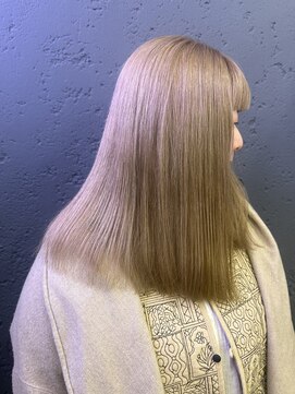 プライズ アイリス 池袋東口店(prize Iris) ハイトーンミルクティーグレージュ池袋韓国ヘアタンバルモリ