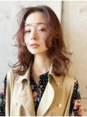 【顔まわりレイヤー】　垢抜け　レイヤーカット　くびれミディ◆